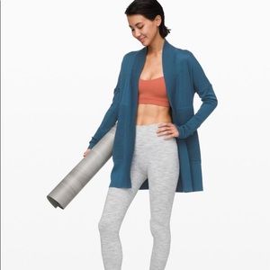 Lululemon sit in lotus wrap petrol blue 6